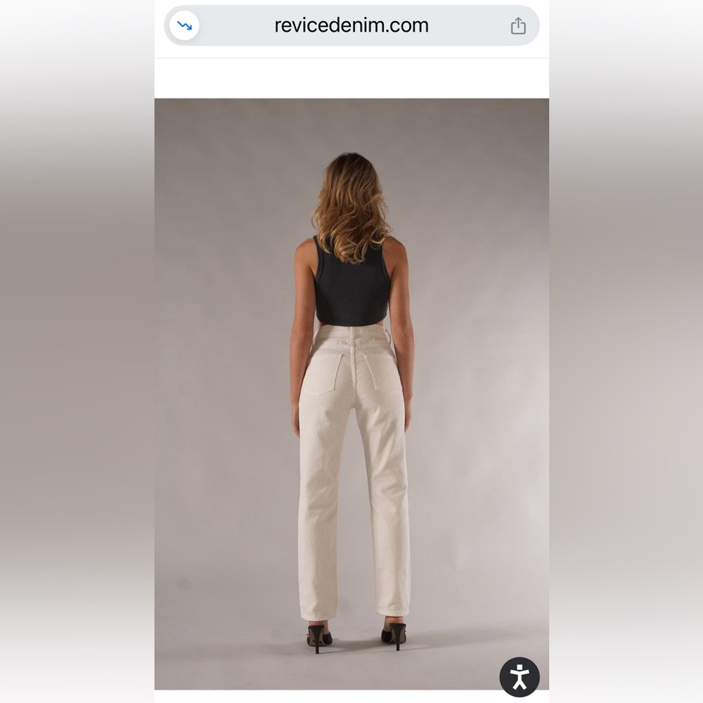 REVICE Women's Cream Jeans